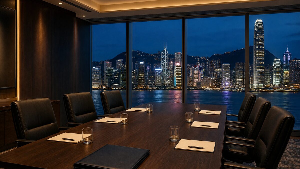 仁港永胜香港会议室用于持牌公司收购与尽职调查会议